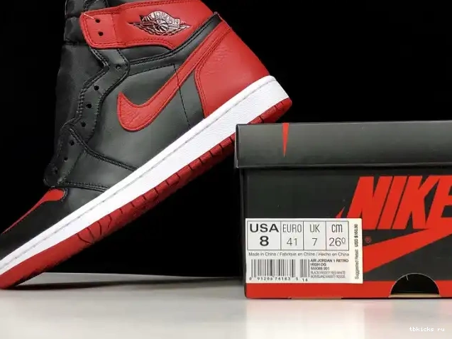 Reps TB OG 1 Air High Banned 555088-001 Jordan Retro 0507